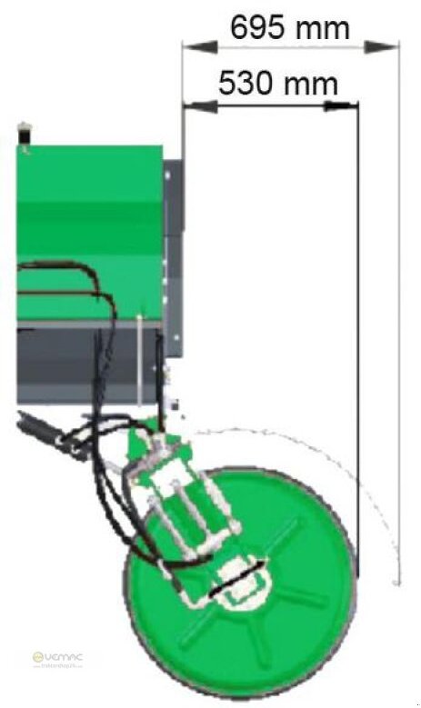 New Flail mower/ Mulcher Geo Schwenkscheibe Geo Disk MA Mäher Mulcher hydraulisch Sichelmäher: picture 2