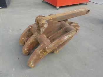Grapple for Excavator 5 Finger Grab 70mm Pin to suit 14-18 Ton Excavator: picture 1