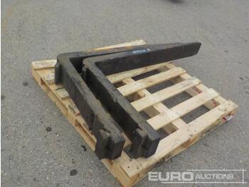 Forks for Material handling equipment Forks (2 of) / Horquillas: picture 1