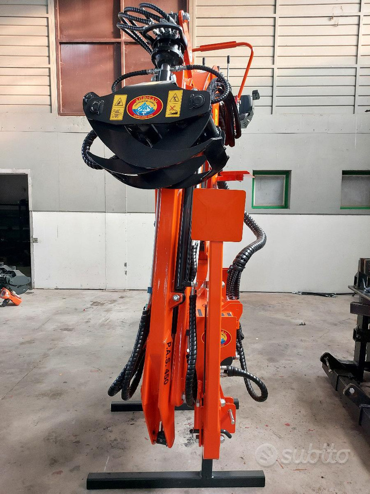 New Loader crane for Forestry equipment Gru- caricatore forestale pas450: picture 2