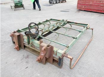 Clamp for Telescopic handler Hydraulic Flat Eight Bale Grab to suit Telehandler: picture 1