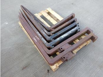 Forks Pallet of 4'  Tynes (6 of): picture 1