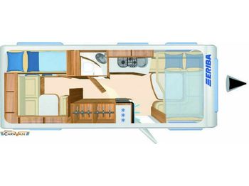 Travel trailer HYMER / ERIBA / HYMERCAR Nova 555 Ambience TOP AUSSTATTUNG