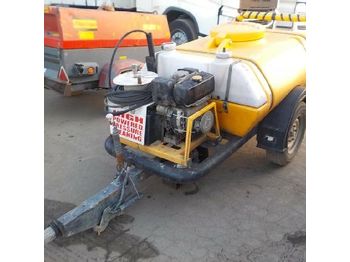  Brendon Bowsers Single Axle Water Bowser c/w Honda Diesel Pressure Washer - 49203 - Air compressor