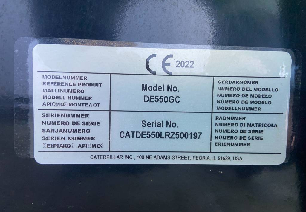 Generator set CAT DE550GC - 550 kVA Stand-by Generator - DPX-18221: picture 19