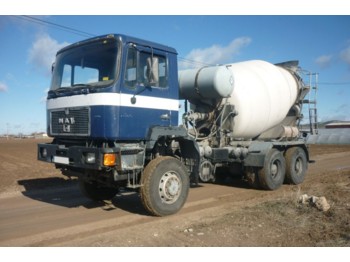  CAMION HORMIGONERA MAN 362 6X6 1992 8M3 - Concrete mixer truck