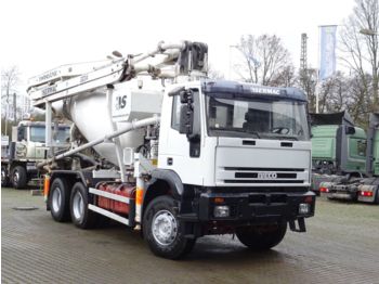 Iveco 380 E 380  6x4 /Bj:2007 Pumpe 24m+Mixer  - Concrete mixer truck