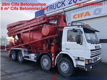 Scania 113G360 28m CiFa Pumpe 8m³ Mischer Top Condition - Concrete pump truck