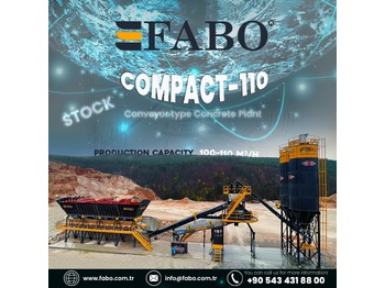 New Concrete plant FABO FABOMIX COMPACT-110 CONCRETE PLANT | CONVEYOR TYPE: picture 1
