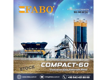 New Concrete plant FABO FABOMIX COMPACT-60 CONCRETE PLANT | NEW PROJECT: picture 1