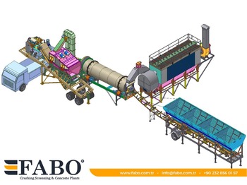 Asphalt plant FABO Installation of asphalt of any capacity mobile and fixed.: picture 1