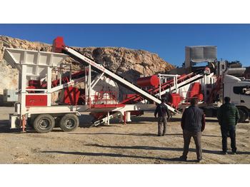 Mobile crusher FABO MTK-100 USED MOBILE TERTIARY IMPACT CRUSHER | READY IN STOCK: picture 1