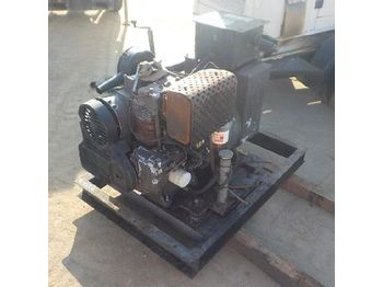  LOT # 2966 -- Lister Petter 10KvA Skid Mounted Generator (Spares) - Generator set
