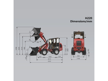 Heracles H220 Diesel Wheel Loader! - Wheel loader: picture 4