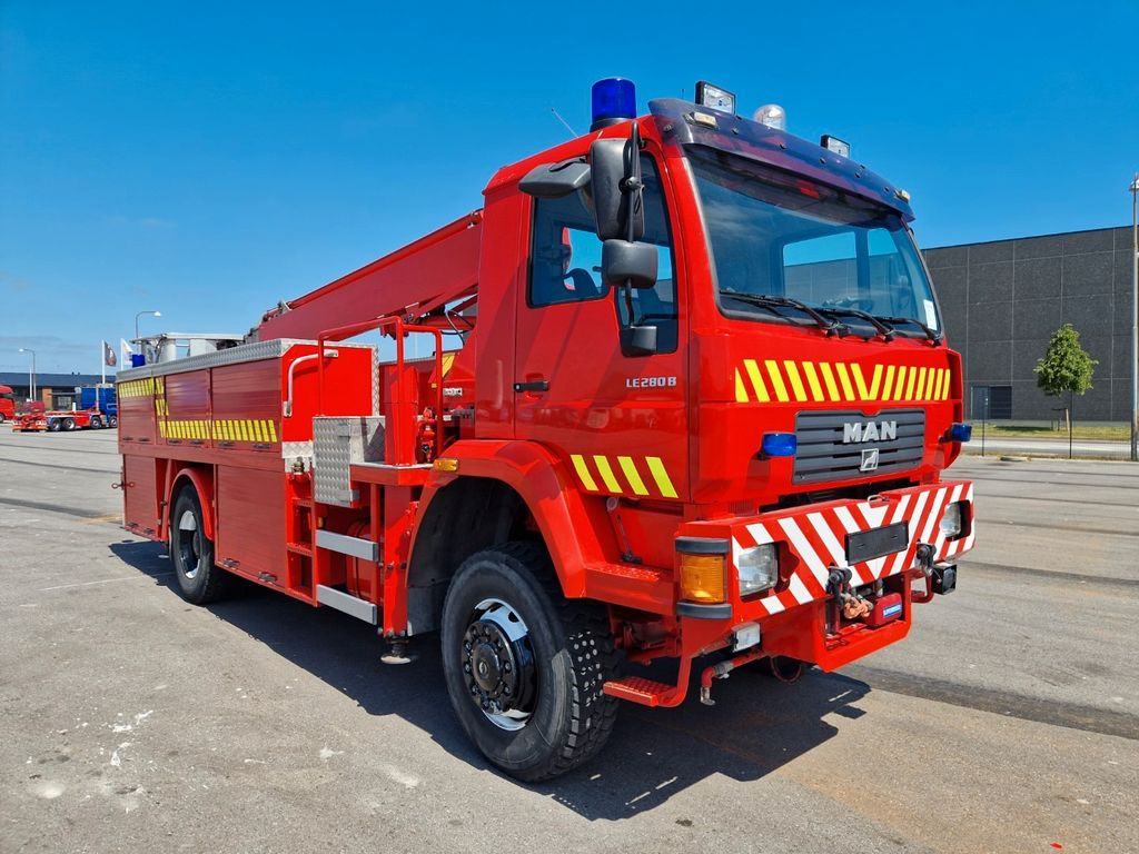 Truck mounted aerial platform, Fire truck MAN LE280B 4x4 Hebebühne 24 m / Feuerwehr / Skylift: picture 26