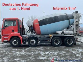 MAN TGS 32.400 8x4 Putzmeister Intermix 9m³ Klima - Concrete mixer truck: picture 1