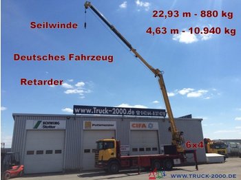 Scania 124 G 400 MKG 330 Montage Dachdecker - Seilwinde - Mobile crane