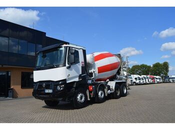 Concrete mixer truck Renault T430 * EURO6 * 8X4 * FULL STEEL * PUTZMEISTER *: picture 1