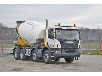Concrete mixer truck SCANIA P 410