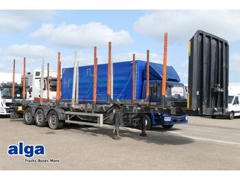 Forestry trailer, Semi-trailer BEFA/3 Achser Holz/Rungen EXTE: picture 1