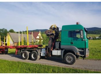 MAN TGA 33.480 6x6 - Forestry trailer