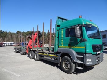 MAN TGS 33.540 mit Epsilon + DOLL  - Forestry trailer