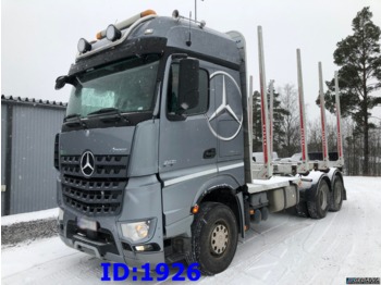 MERCEDES-BENZ Arocs 2651 6x4 Retarder Full steel - Forestry trailer