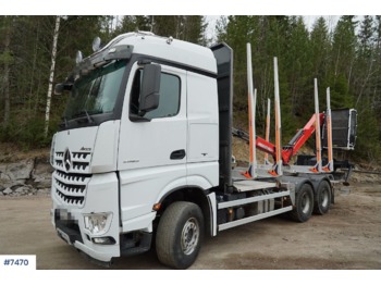 Mercedes Arocs - Forestry trailer