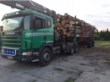 SCANIA 164 G - Forestry trailer