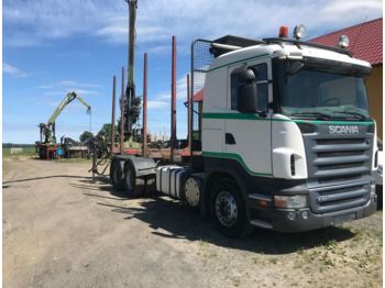 SCANIA -R 560+ Loglift 96 - Forestry trailer