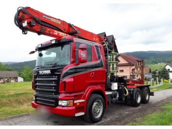 Scania R620 Loglift Do Drewna Dłużycy Lasu Hutttner Doll Euro 4 - Forestry trailer