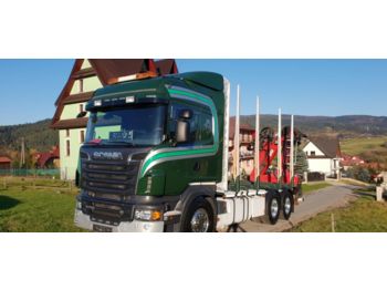Scania R730 do drewna do lasu kłody epsilon loglift penz - Forestry trailer