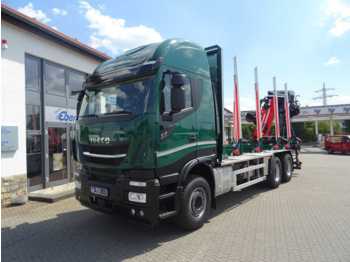 New Forestry trailer, Crane truck Iveco X-Way AS 260 X 51 Z/P HR ON+ / Cranab TZ12.2: picture 1