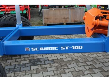 New Forestry trailer Scandic ST 10D-SC83-Sanreco Funk-13,5to.: picture 3