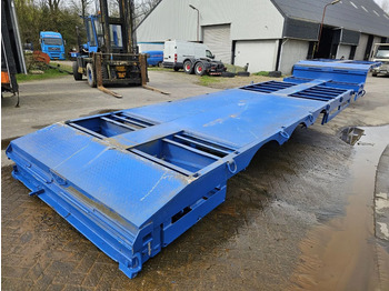 Low loader semi-trailer Broshuis 13.30 - 19.80 meter long EXTENDABLE - 1 steering axle: picture 1