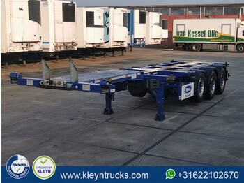Container transporter/ Swap body semi-trailer Broshuis 3UCC-39/45 multi saf lift axle: picture 1