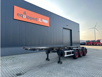 Container transporter/ Swap body semi-trailer Burg 20FT/3-axles, empty weight: 3.400kg, SAF INTRADISC, ADR (EXII, EXII, FL, AT), NL-Chassis, APK/ADR: 07/2024: picture 1