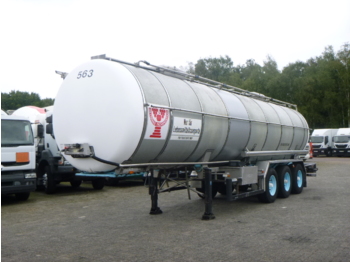 Tank semi-trailer for transportation of food Burg Food tank inox 30.3 m3 / 1 comp: picture 1