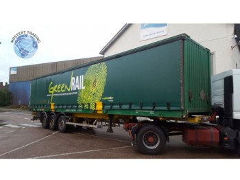 ASCA Flatbed 40FT chassis - Container transporter/ Swap body semi-trailer