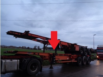 ASCA Oplegger 10x 20/40/45 cube - Container transporter/ Swap body semi-trailer