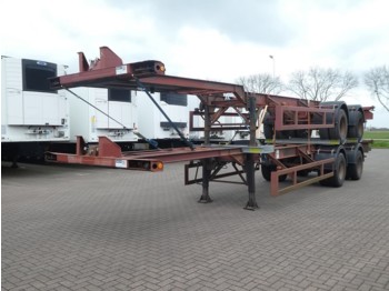 Ackermann FRUEHAUF 40 FT DOUBLE TIRES spring suspension - Container transporter/ Swap body semi-trailer