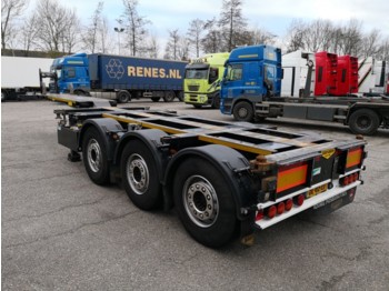 Broshuis 3UCC-39/45 - Lift en Stuur As - Geschoopeerd - Reservewiel - TOP! - 06/2018APK - Container transporter/ Swap body semi-trailer