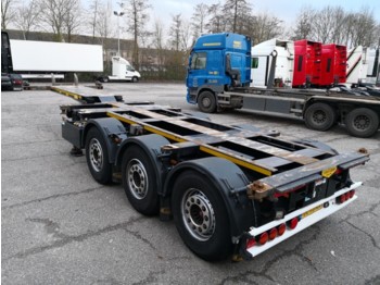 Broshuis 3UCC-39/45 - Lift en Stuur As - Geschoopeerd - Reservewiel - TOP! - 08/2018APK - Container transporter/ Swap body semi-trailer