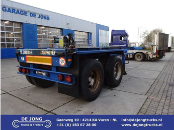 Flandria 20 FT Container Chassis / BPW / Steel Suspension / Double Tyres - Container transporter/ Swap body semi-trailer