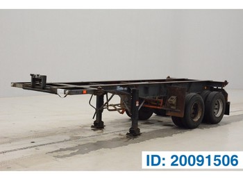 Flandria 20 ft skelet - Container transporter/ Swap body semi-trailer
