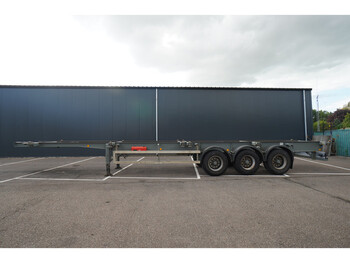Flandria 3 AXLE CONTAINER TRANSPORT TRAILER - Container transporter/ Swap body semi-trailer