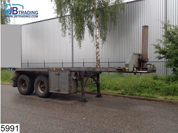 Groenewegen Container 20 FT, Kipper hydraulic systeem, Steel suspension - Container transporter/ Swap body semi-trailer