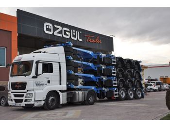 OZGUL XTANDABLE HIGH CUBE TELESCOBIC CONTAINER CHASSIS - Container transporter/ Swap body semi-trailer
