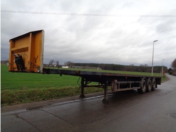 Trax Oplegger flatbed/twistlocks - Container transporter/ Swap body semi-trailer