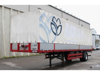  Hangler 1SPZLT 1 Achs City Lenkachse LBW - Curtainsider semi-trailer